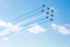jets at an airshow