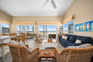 interior of vacation rental