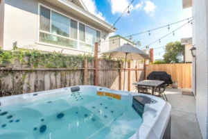hot tub of Newport Beach vacation rental